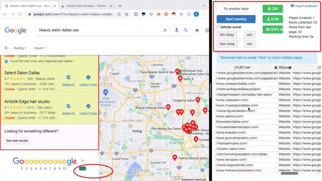 谷歌地图Google Maps商家数据下载