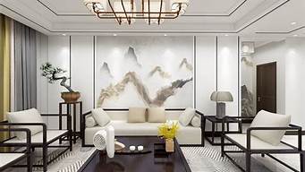 中式客厅沙发背景墙可以挂牡丹吗图片(中式客厅沙发背景墙可以挂牡丹吗视频)