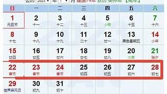 2023年春节是几月几号放假(春节假期放到初几)