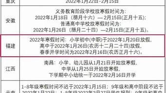 北京2022年暑假放假时间是什(寒假放假时间2022寒假北京)