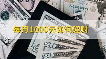1000元如何理财最好(1000元怎样投资理财)