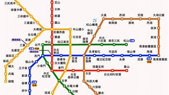 台北捷运路线图(台北捷运里程)