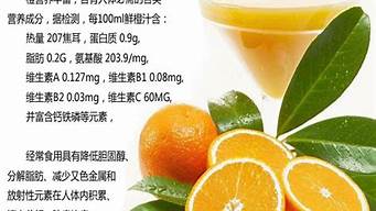脐橙的营养和作用(脐橙的食用价值)