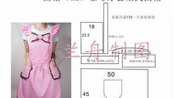 围裙的款式和裁剪图(围裙制作教程 图解)