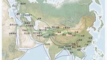 丝绸之路 路线图(丝绸之路的基本路线)